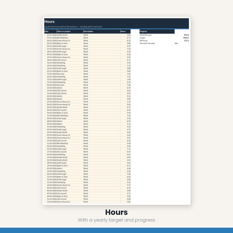 Small Business Bookkeeping Spreadsheet | Income Expense Tracker Excel Google Sheets | VAT Profit Loss Invoice | Instant Download image 14