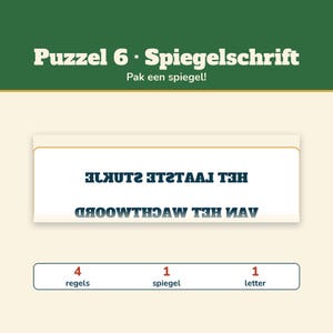 Sinterklaas Escape Room Kinderen 8-12 | Pakjesavond Spel Printable | 6 Puzzels, Hints & Antwoorden | PDF Nederlands image 8
