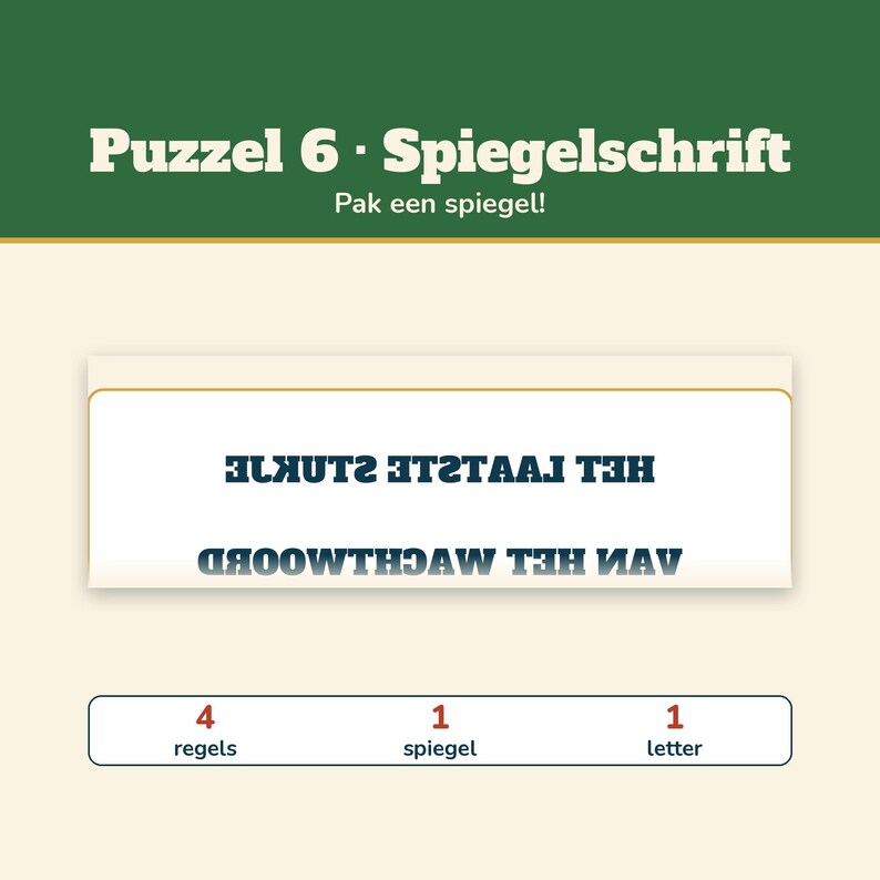 Sinterklaas Escape Room Kinderen 8-12 | Pakjesavond Spel Printable | 6 Puzzels, Hints & Antwoorden | PDF Nederlands image 8