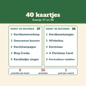 Christmas 30 Seconds 200 Concepts | Christmas Game Dutch Printable | Guessing Game for Christmas Dinner, Christmas Drinks, Family, and New Year's Eve image 13