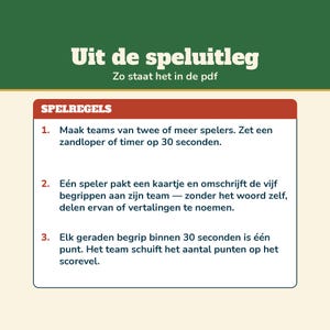 Christmas 30 Seconds 200 Concepts | Christmas Game Dutch Printable | Guessing Game for Christmas Dinner, Christmas Drinks, Family, and New Year's Eve image 14