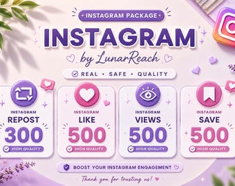 Paquete de interacción de Instagram