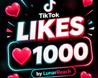 1000 Mi piace su TikTok / Promozione immediata e sicura (elaborazione in 24 ore)