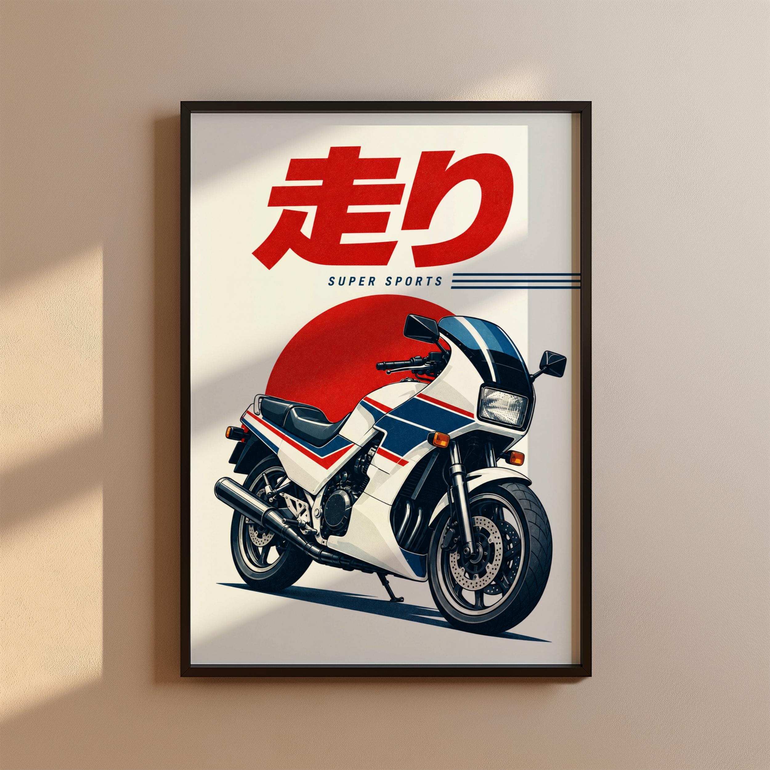 Retro Kawasaki Poster - Etsy