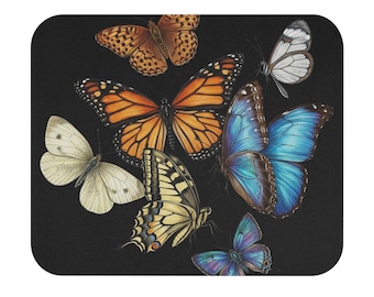 Realistic Butterfly Design Mouse Pad