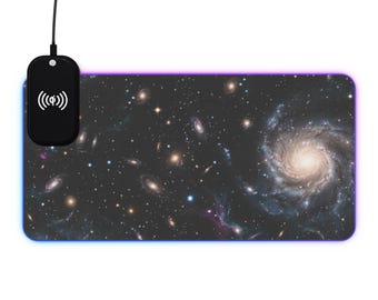 Galaxy Nebula LED Gaming Mouse Pad
