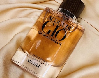 Acqua Di Gio Absolu 4.oz/125ML Luxury High-End Perfume For Men(AUTH)