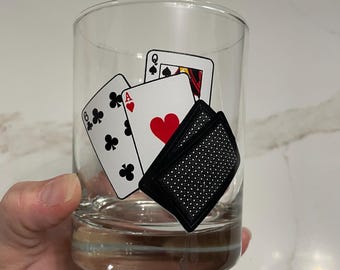 Libbey playing card tumblers