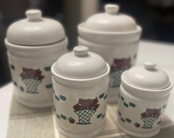 80s Vintage canisters