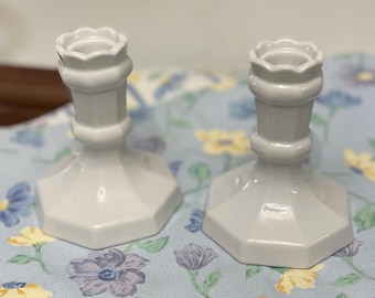2 candelabri vintage Pfaltzgraff “Heritage”