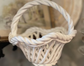 Cesta de celosía italiana vintage