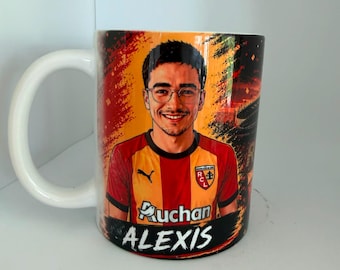 RC Lens gepersonaliseerde mok – Winnaars van de Coupe de France 2026