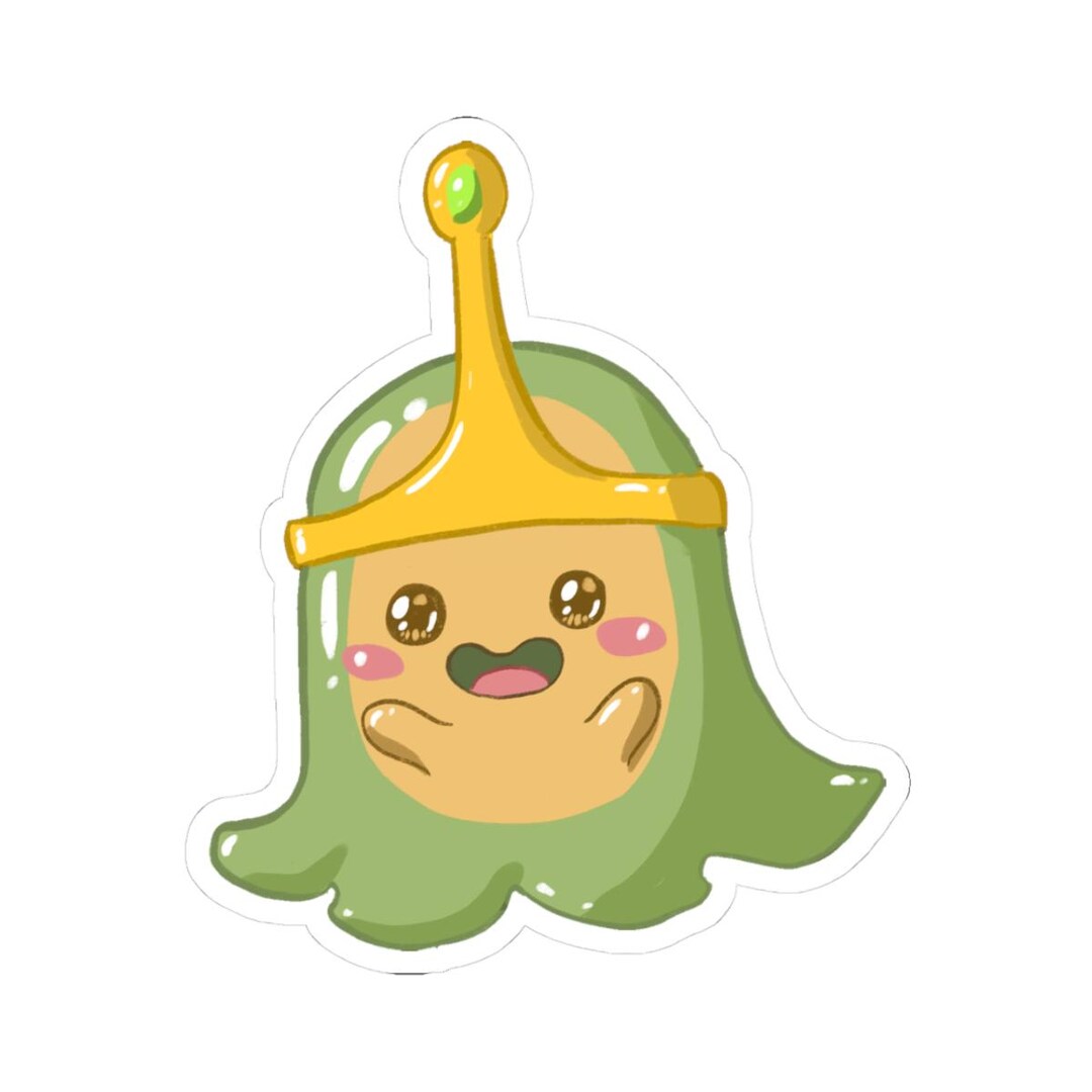 Slime Princess Kiss-cut Vinyl Sticker | Adventure Time Chibi Art - Etsy