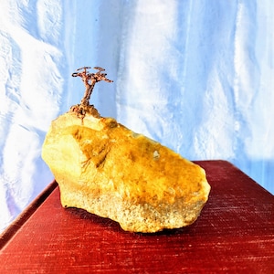 Tiny Bonsai Wire Tree Sculpture