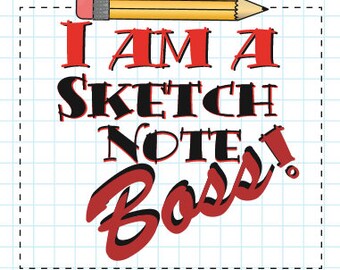 Sticker Sketchnote Boss (1 offert pour toute commande)