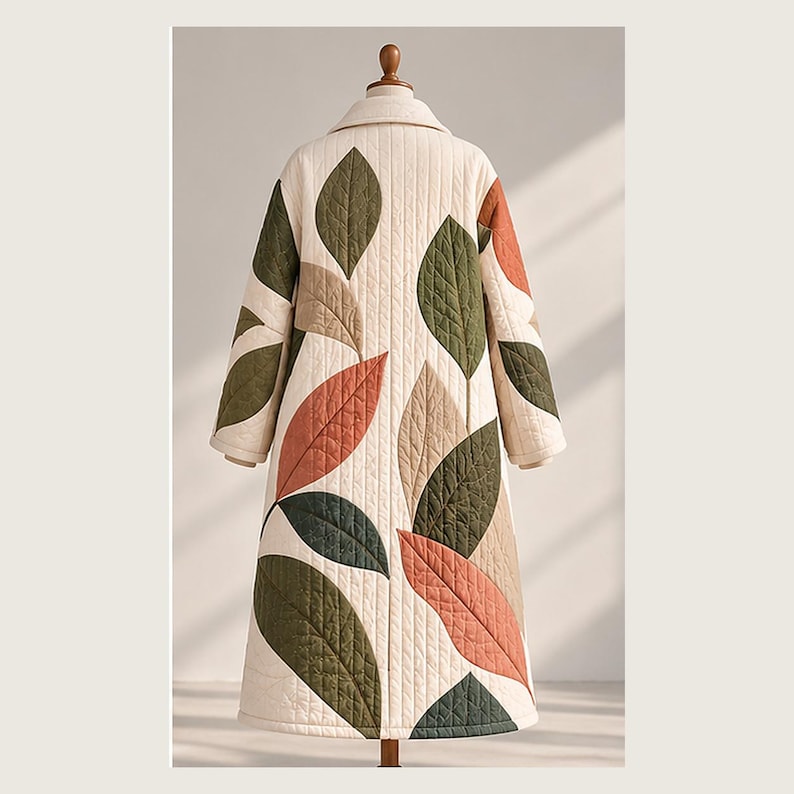 Terracott Quilt Pattern Quilted Coat Sewing Pattern, Women Patchwork Jacket Instant Download - Etsy