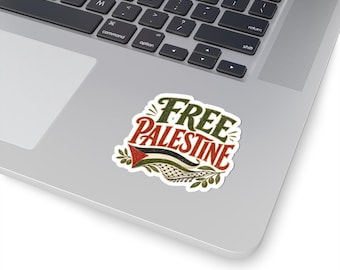 Pegatina Palestina Libre, Calcomanía de sandía con kufiya, Pegatina de solidaridad con Palestina, Regalo de apoyo a Gaza