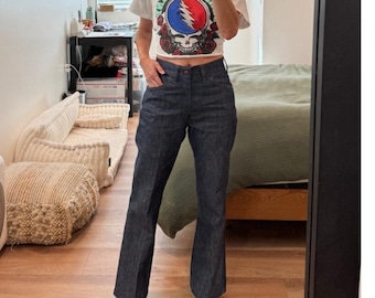 Rare Deadstock Vintage Big Yank Sanforized Dark Denim Jeans – 1960s/70s
