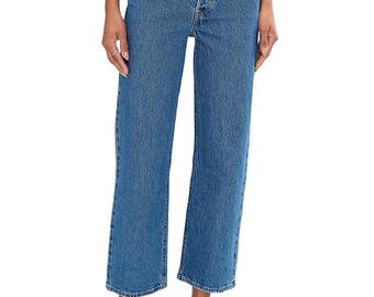 Vintage High Waist Acid Wash Jeans | 90s Z Cavaricci Faded Blue