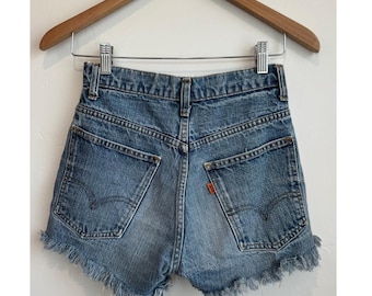 Orange Tab Vintage Levi’s Cut Off Denim Shorts High Rise