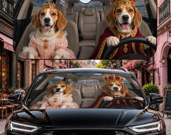 Beagle Auto Sonnenschutz, Beagle Sonnenschutz, Beagle Auto Dekor, Hund Windschutzscheibe Sonnenschutz, Beagle Auto Sonnenschutz Geschenk