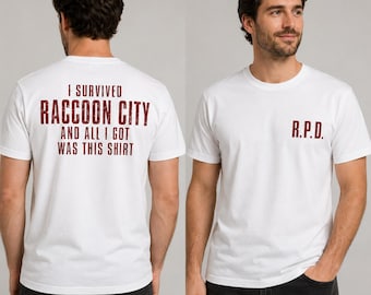 Raccoon City Comfort Colors Shirt, Resident Evil Gaming T-Shirt