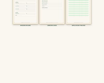 Pack essentiel pour la recherche d'emploi | CV + Guide LinkedIn + Suivi des candidatures | Économisez 23 %