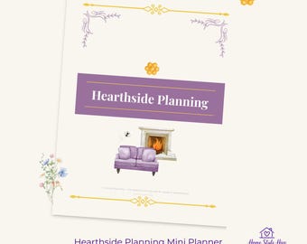 Hearthside Planning Mini Planner: Goals, Calendar, Budget, Routines PDF Download