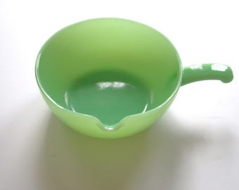 Jadeite Fire King 2000 Pie Plate - Vintage Anchor Hocking JADE-ITE