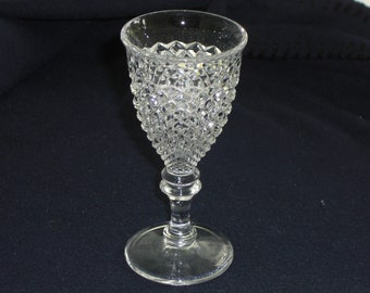 Westmoreland English Hobnail Crystal 2 ounce Round Footed Wine Goblet