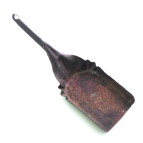 Vintage Rustic Worn Metal Coal Shovel