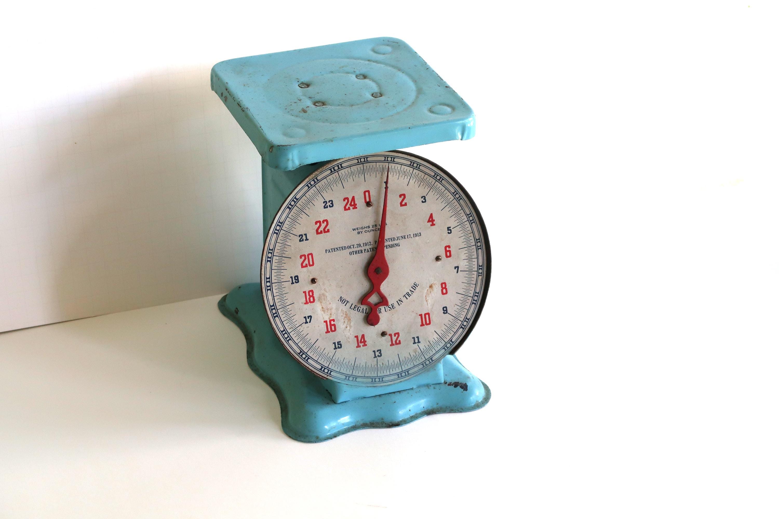 Vintage Kitchen Scales Red - Etsy