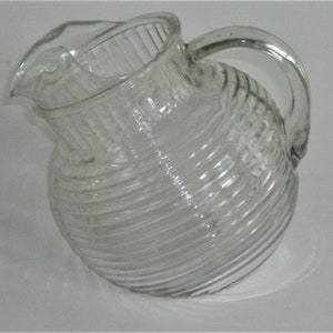 Vintage Manhattan Small Tilt Pitcher by Anchor Hocking