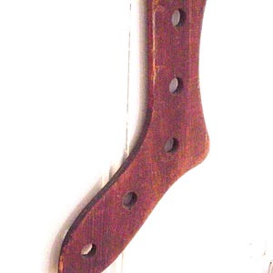 Extra Long Antique Wood Stocking Sock Stretcher Size 10