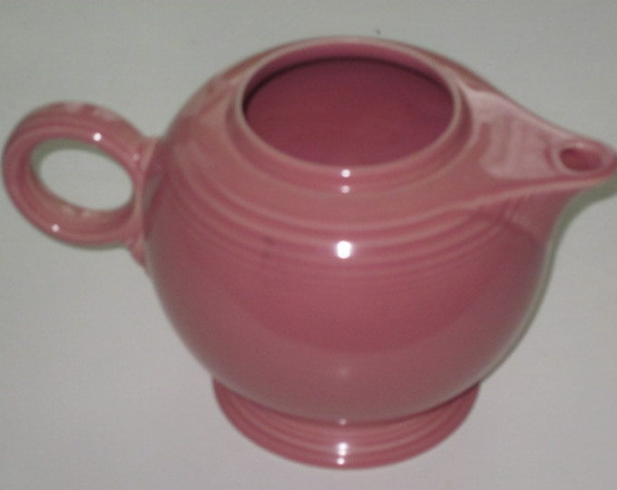 Vintage Pink FIESTA Teapot Pitcher No Lid Etsy