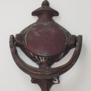 Vintage Ornate Brass Door Knocker