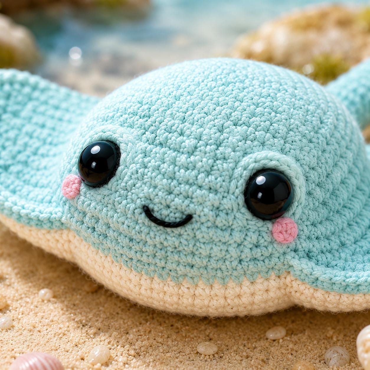 Stingray Crochet Patterns for Amigurumi and Plushies 10 Stingray Baby Amigurumi Sea Animal