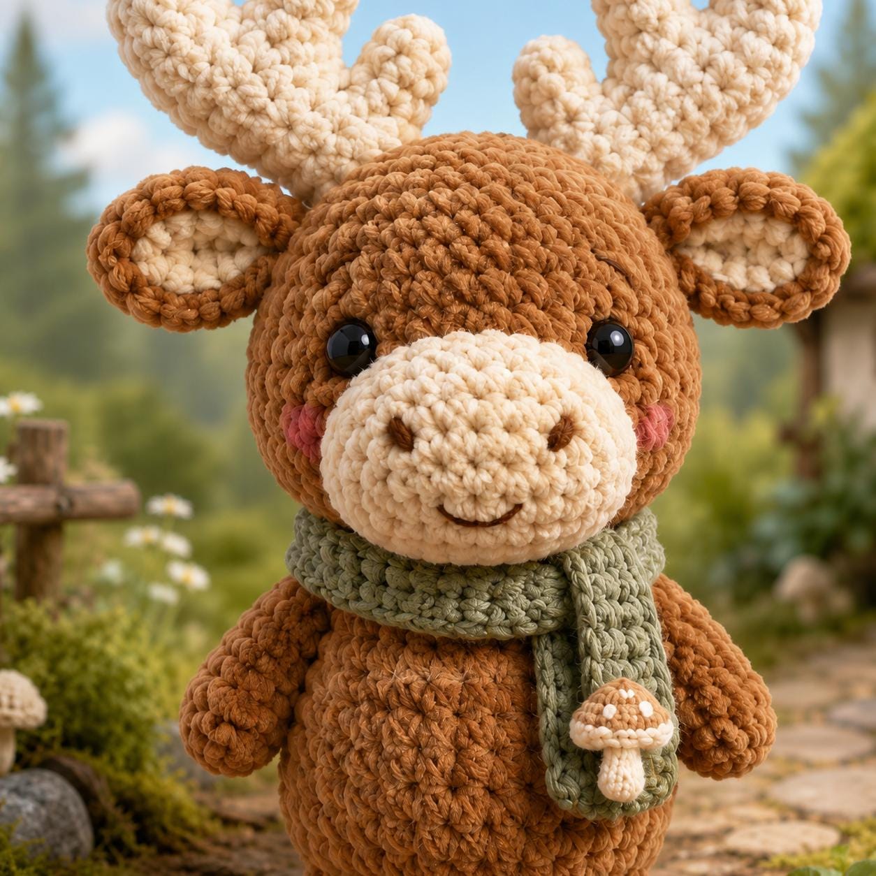 35 Moose Crochet Patterns: Woodland Amigurumi, Loveys, Plushies, and More 9 Low Sew Moose Crochet