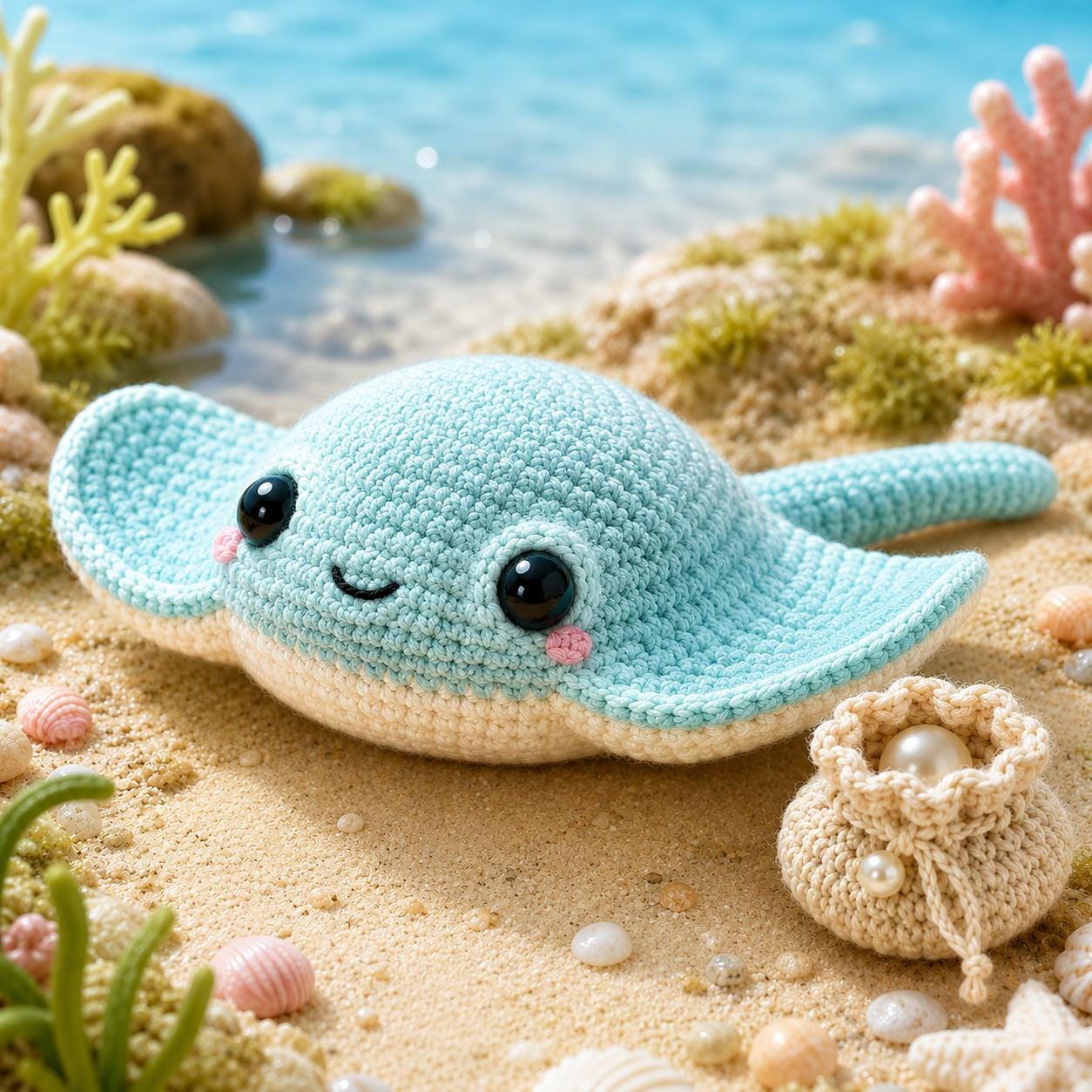 Low Sew Baby Stingray Plush Pattern