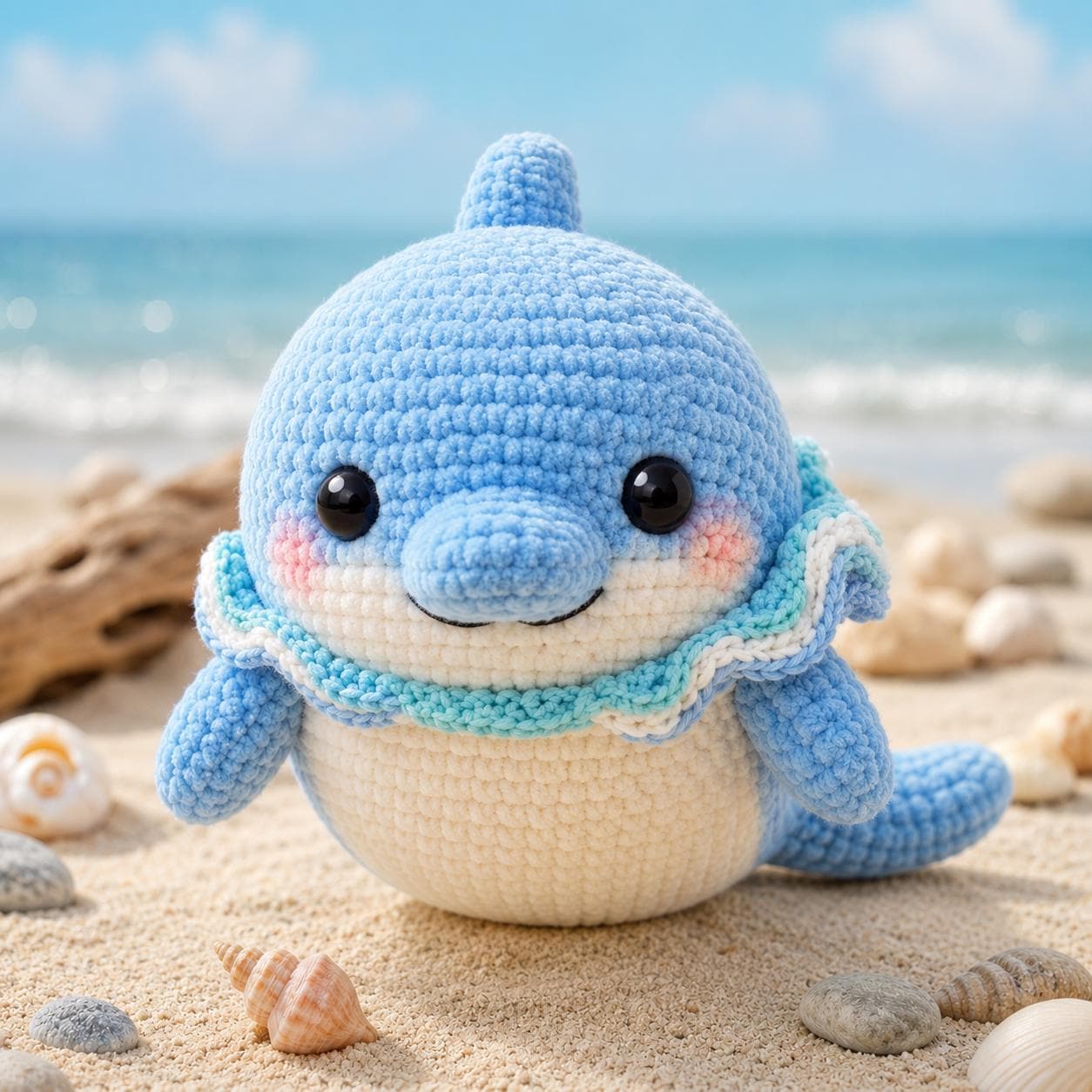 30 Dolphin Crochet Patterns for Ocean-Inspired Amigurumi, Gifts, and Nursery Decor 20 Cute Plush Dolphin Amigurumi Pattern
