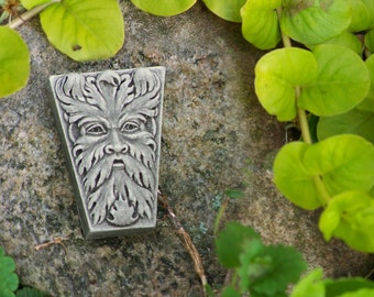 Green Man Keystone-Small Victorian Architectural Ornament