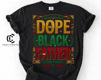 Dope Black Father PNG : Clipart African American Pride Dad (téléchargement numérique)
