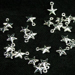 Plastic Star Charms - 20mm Pastel Star Outline Plastic or Acrylic Char –  Delish Beads