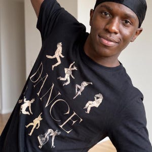 Dance T-Shirt, Dancing Animals Graphic Tee, Cute Dance Lover Shirt, Artistic Sketch Tee, Gift for Dancers and Dance Teachers