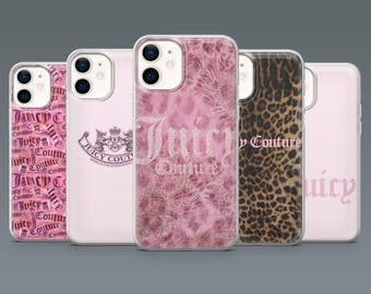 Juicy Couture Phone Case Y2K Luxury Fashion Cover for iPhone 17, 16, 15, 14, 13, 12, Samsung S25, S24, S23, S22,A16,A26,Pixel 10,9A