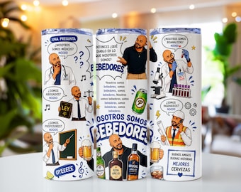 Nós Somos Bebedores JPG | Envoltório de copo magro de 20 onças | Diseño Sublimação Español | Design engraçado de copo espanhol | Download Digital