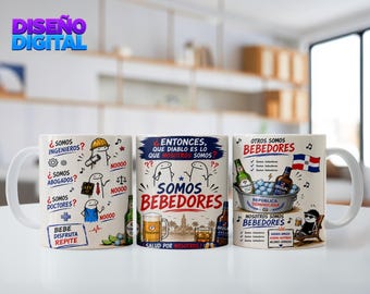 Nós Somos Bebês PNG | envoltório da caneca 11oz | Diseño Sublimação Español | Design engraçado de copo espanhol | Download digital
