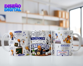 Nós Somos Bebês PNG | envoltório da caneca 11oz | Diseño Sublimação Español | Design engraçado de copo espanhol | Download digital