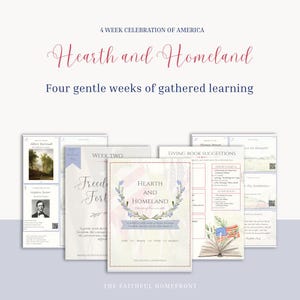 America 250 Homeschool Unit Study | Patriotic Morning Basket (Digital Download)