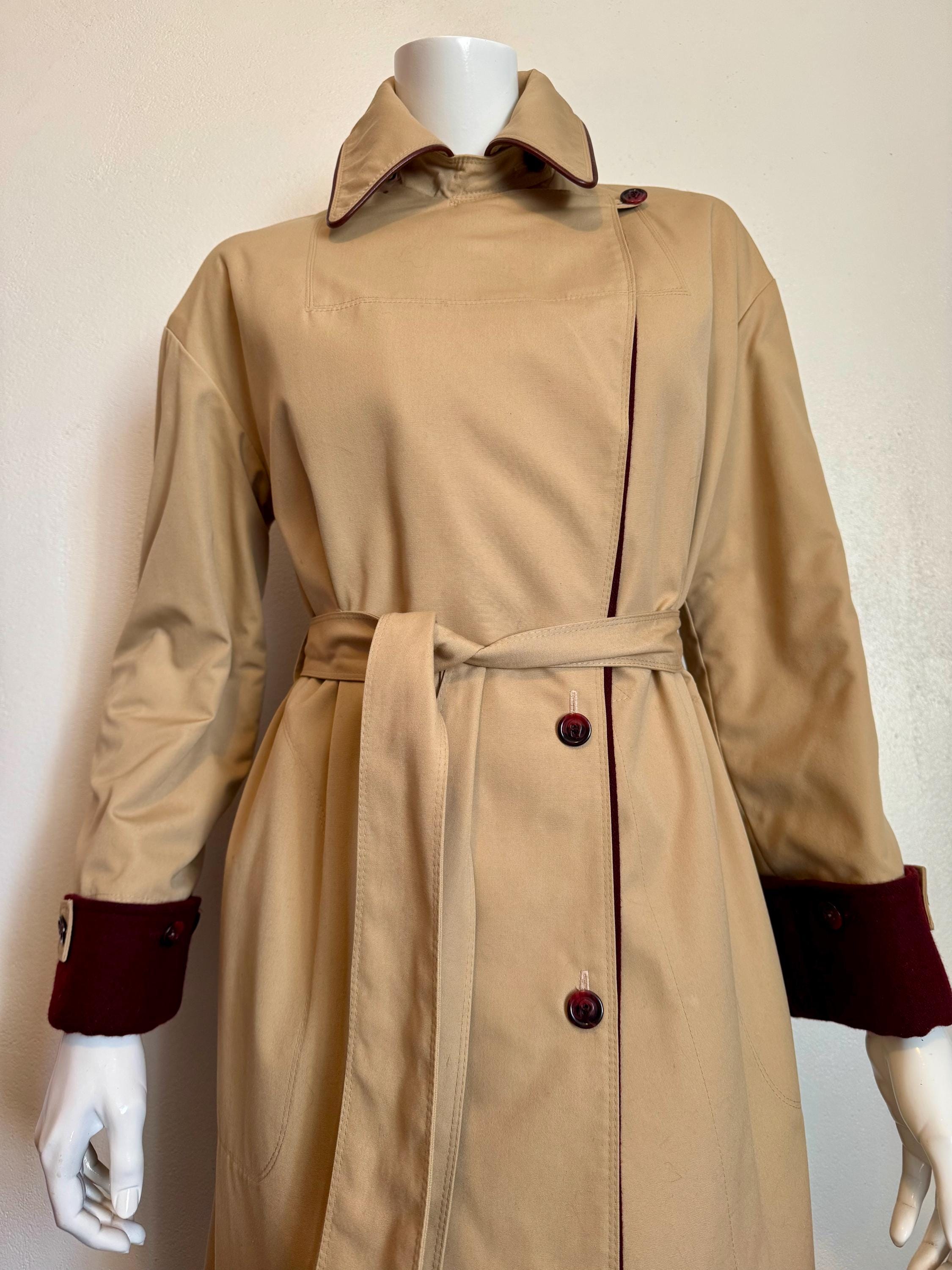 70s Burberry Trench - Etsy UK